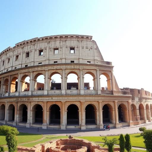 Il Colosseo di Roma, un anfiteatro simbolo dell'Impero Romano
