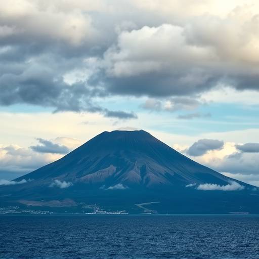 Il vulcano Etna in Sicilia con vista sul mare